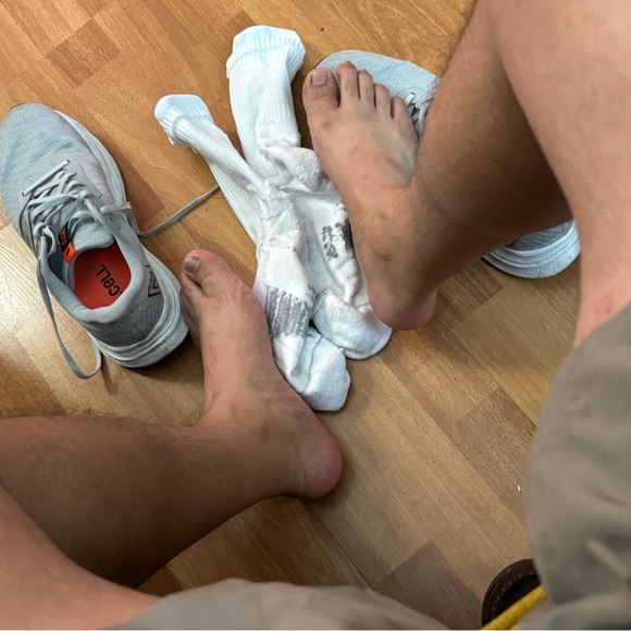 Coolmax Compression Running Cushion Crew Socks, Anti-Blister Moisture Wicking - Picture 3 of 8